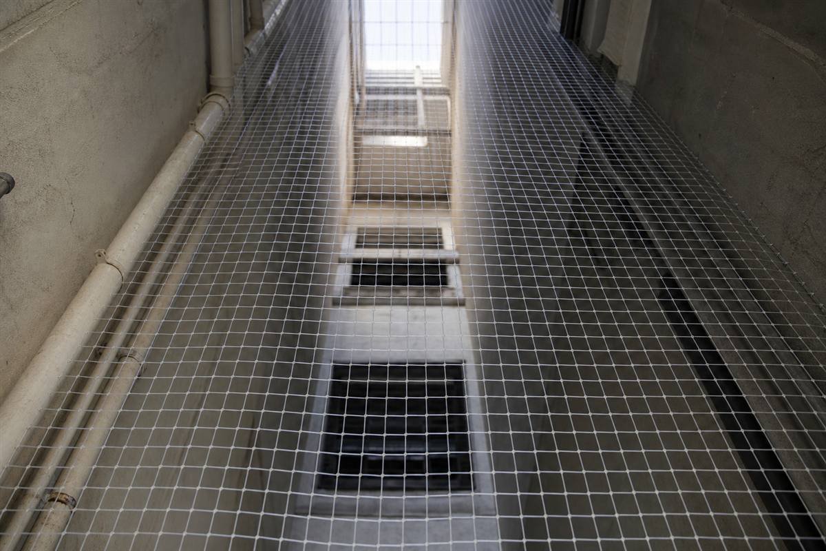 Duct Area Nets — Safe Guard Safety Nets Bangalore
